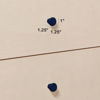 M12971V,Gelato Knob Set in Navy Blue