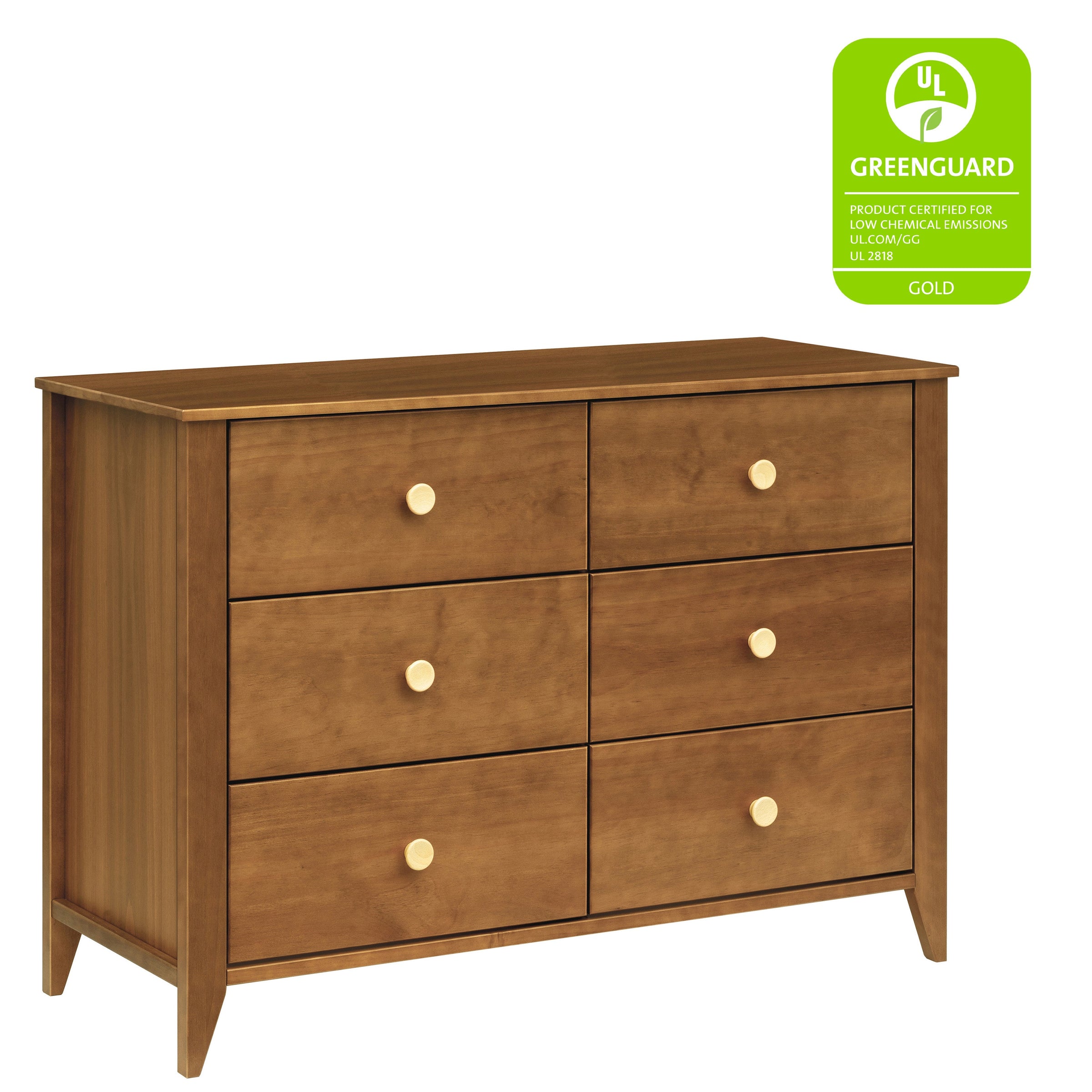 M10326CTN,Sprout 6-Drawer Double Dresser in Chestnut and Natural