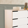 M4216NXW,Hudson 6-Drawer Double Dresser  Assembled in Washed Natural and White