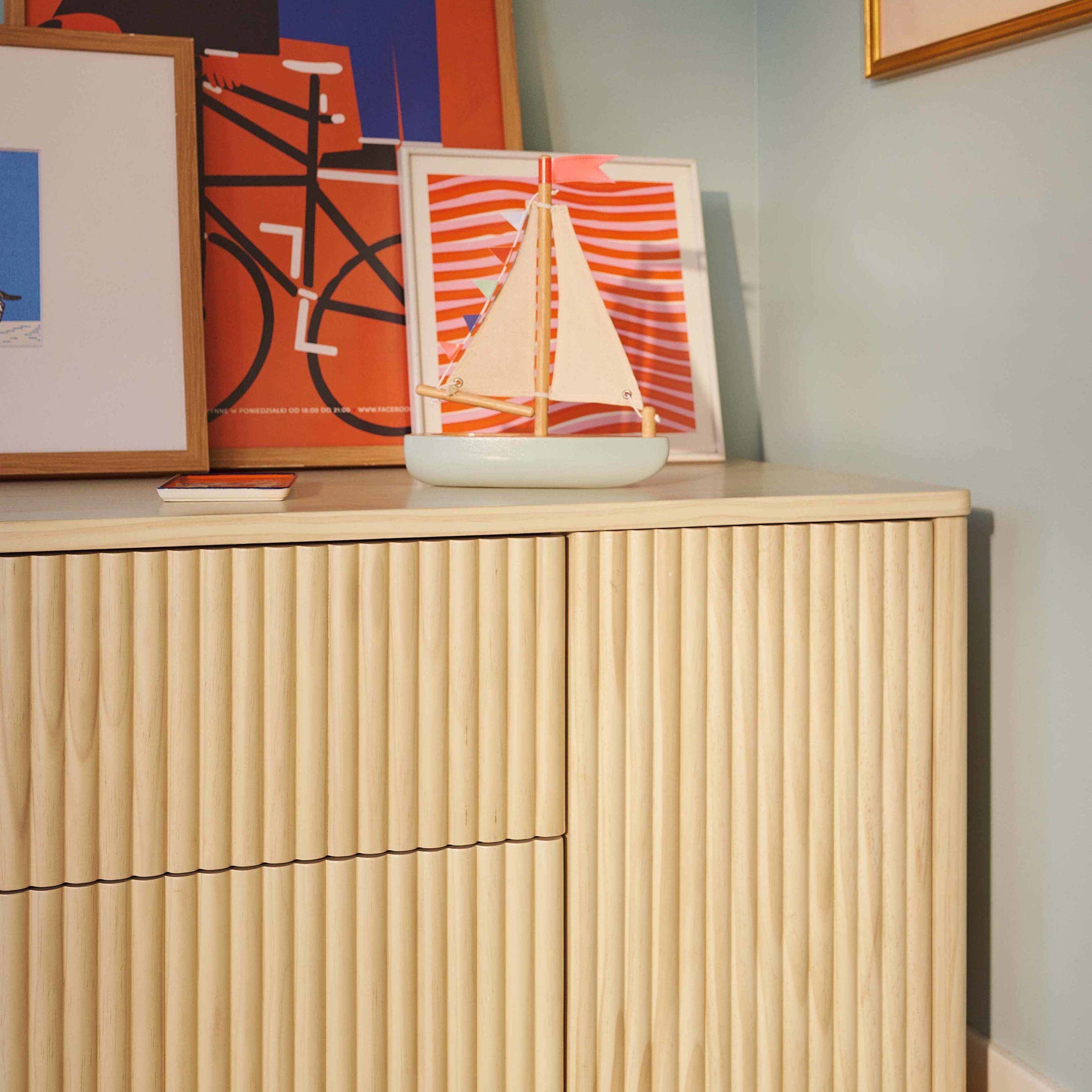 M29816BD,Pogo Tambour Assembled Dresser in Blonde