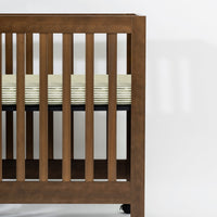T34336JS,Nate Berkus x Babyletto Mini Crib Sheet in Juniper Stripe