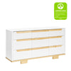 M23428WN,Yuzu 9-Drawer Dresser  Assembled in White/Natural
