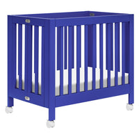 M6698CBT,Origami Mini Crib in Cobalt