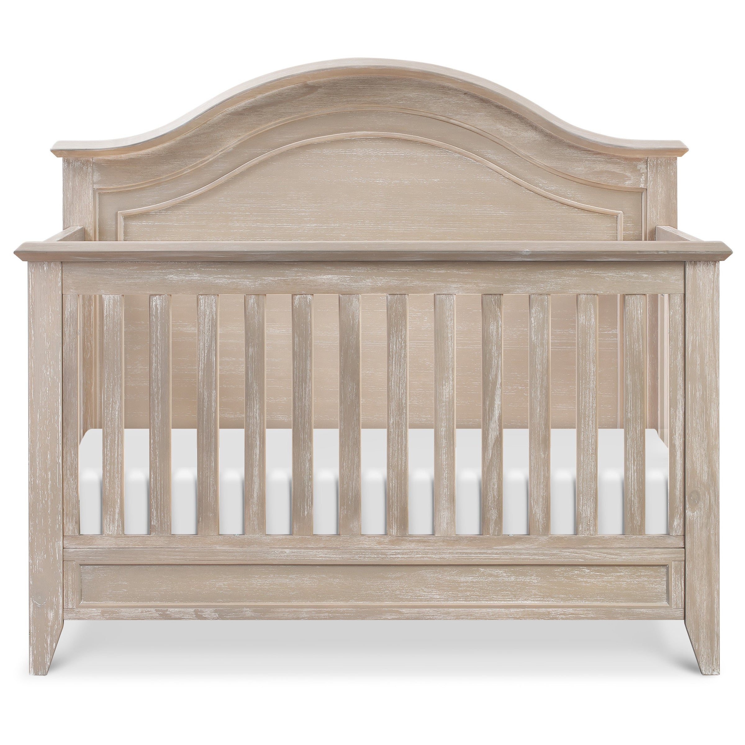 M34401SDB,Beckett Rustic 4-in-1 Convertible Curve Top Crib in Sandbar