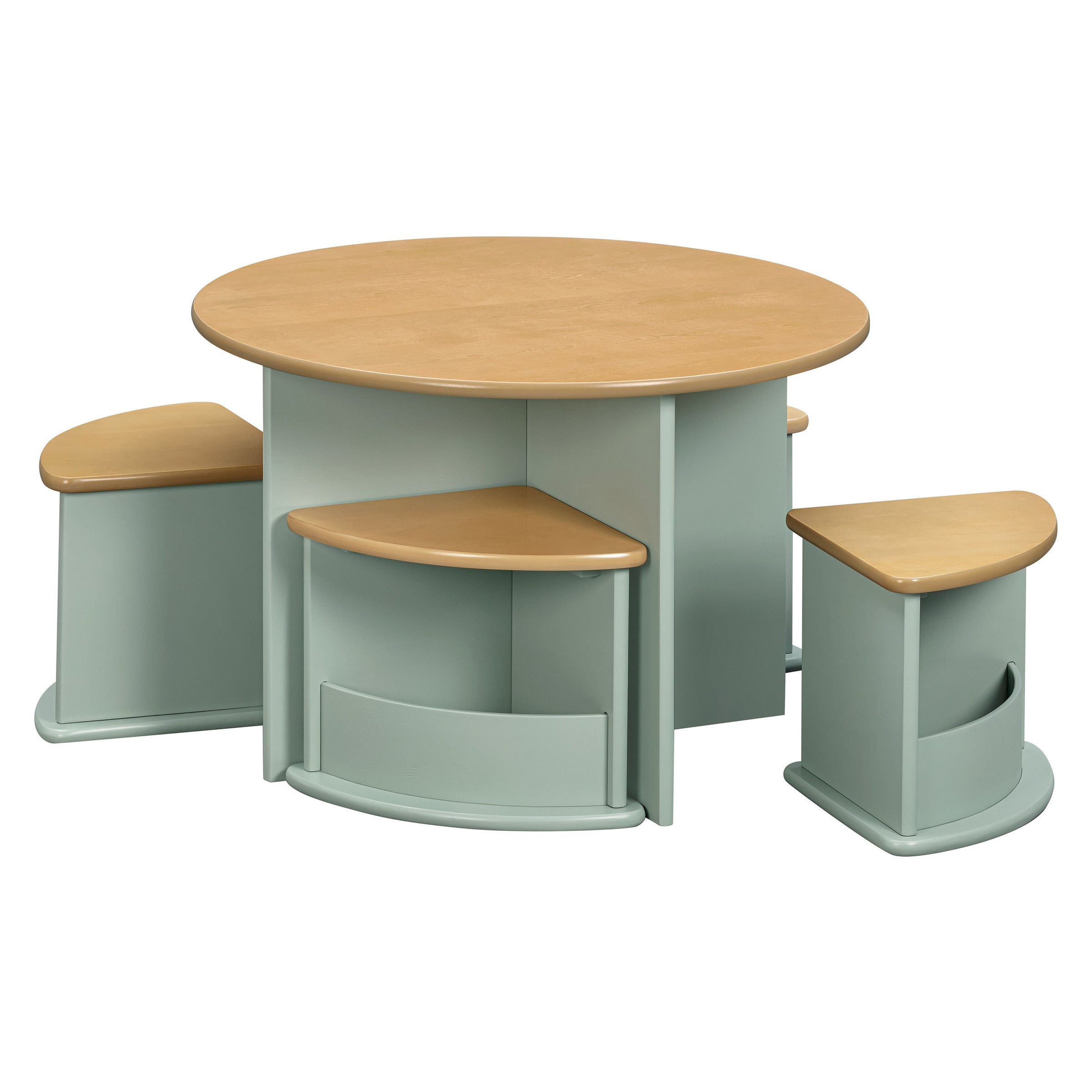 M31720LSHY,Nessa Nesting Play Table in Light Sage and Honey
