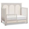 M24801WDFPEW,Eloise 4-in-1 Convertible Crib in White Driftwood and Performance Pearl Eco-Weave