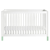 M12901WNX,Gelato 4-in-1 Convertible Crib w/Toddler Conversion Kit in White  NX Feet