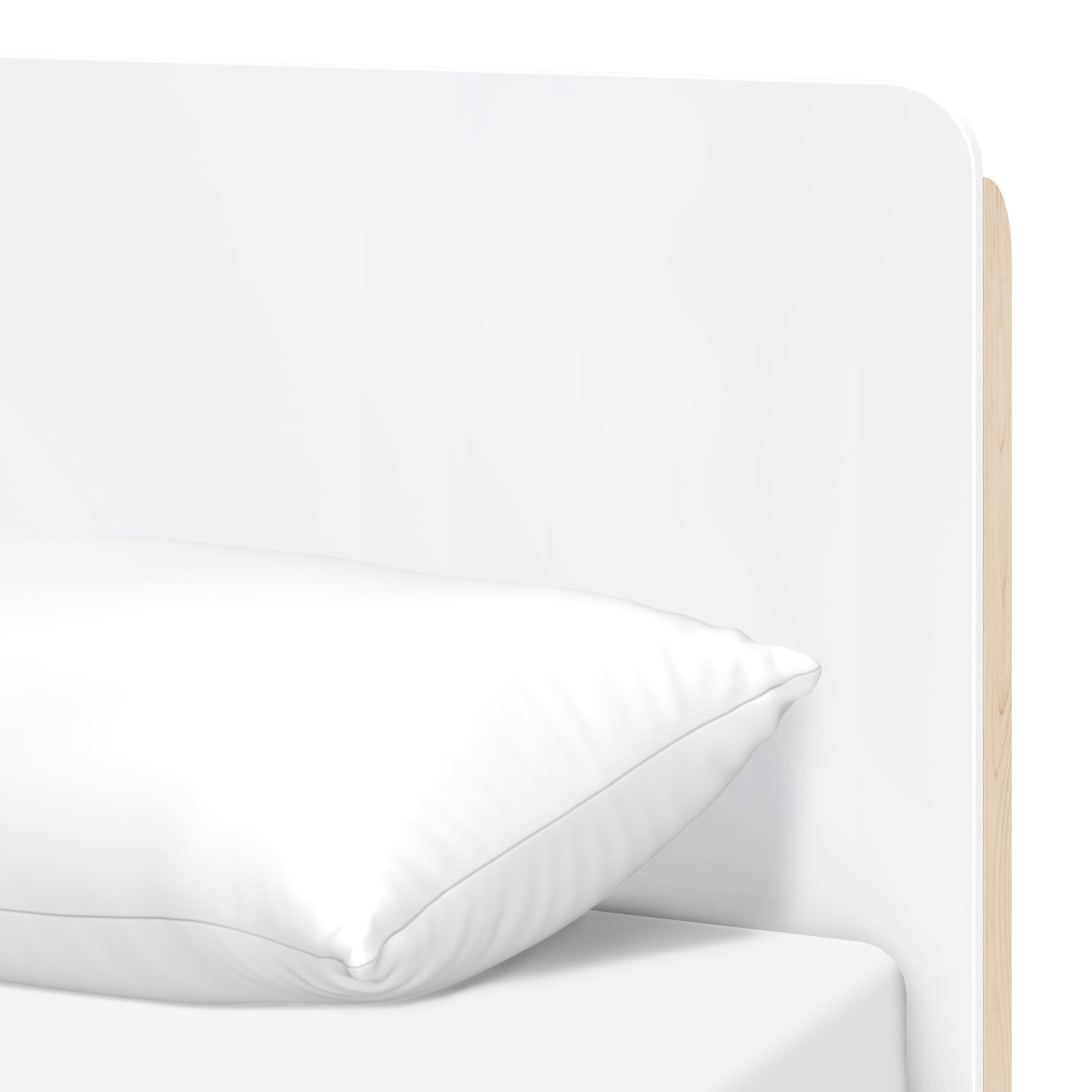 M18469WNX,TipToe Twin Bed in White and Washed Natural