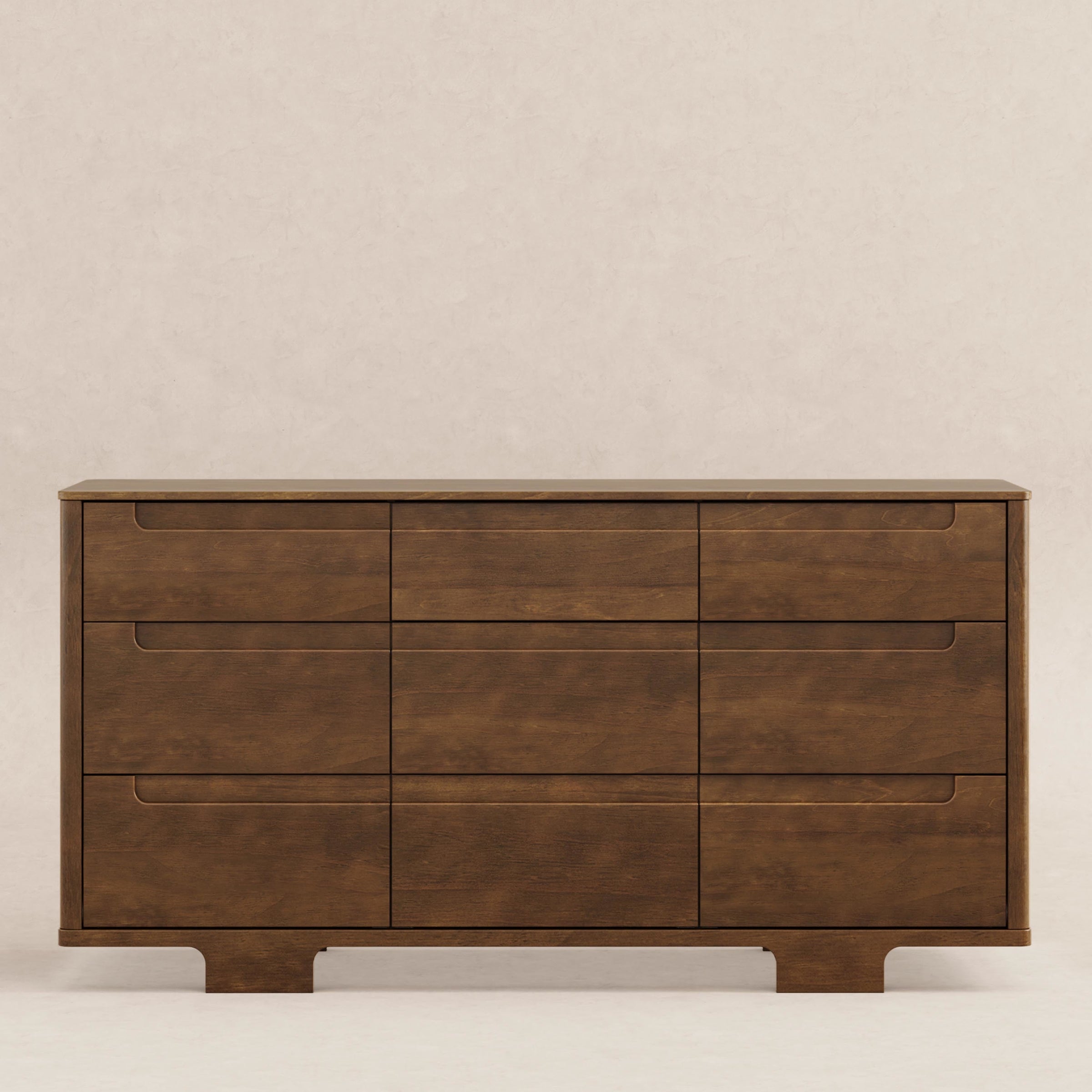 M23428NL,Yuzu 9-Drawer Dresser  Assembled in Natural Walnut
