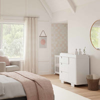 M23423W,Yuzu 3-Drawer Changer Dresser in White