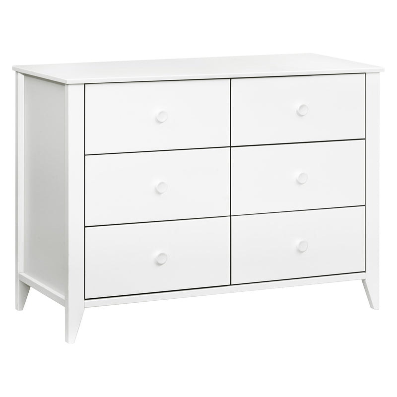 M10326W,Sprout 6-Drawer Double Dresser in White