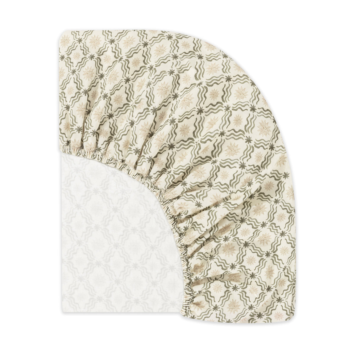T34333JSR,Nate Berkus x Babyletto All-Stages Midi Sheet in Juniper Star
