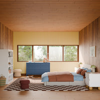 M31685CSG,Mushroom Pouf in Chai Shearling