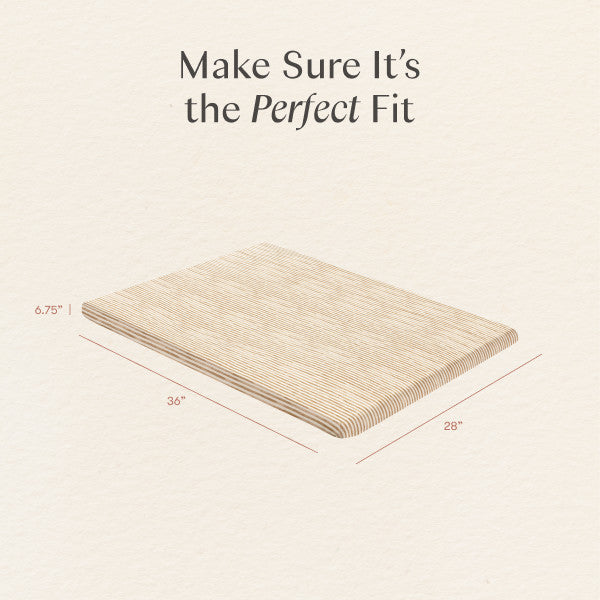 T34333AS,Nate Berkus x Babyletto All-Stages Midi Sheet in Autumn Stripe