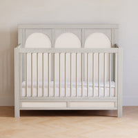 M24801WDFPEW,Eloise 4-in-1 Convertible Crib in White Driftwood and Performance Pearl Eco-Weave