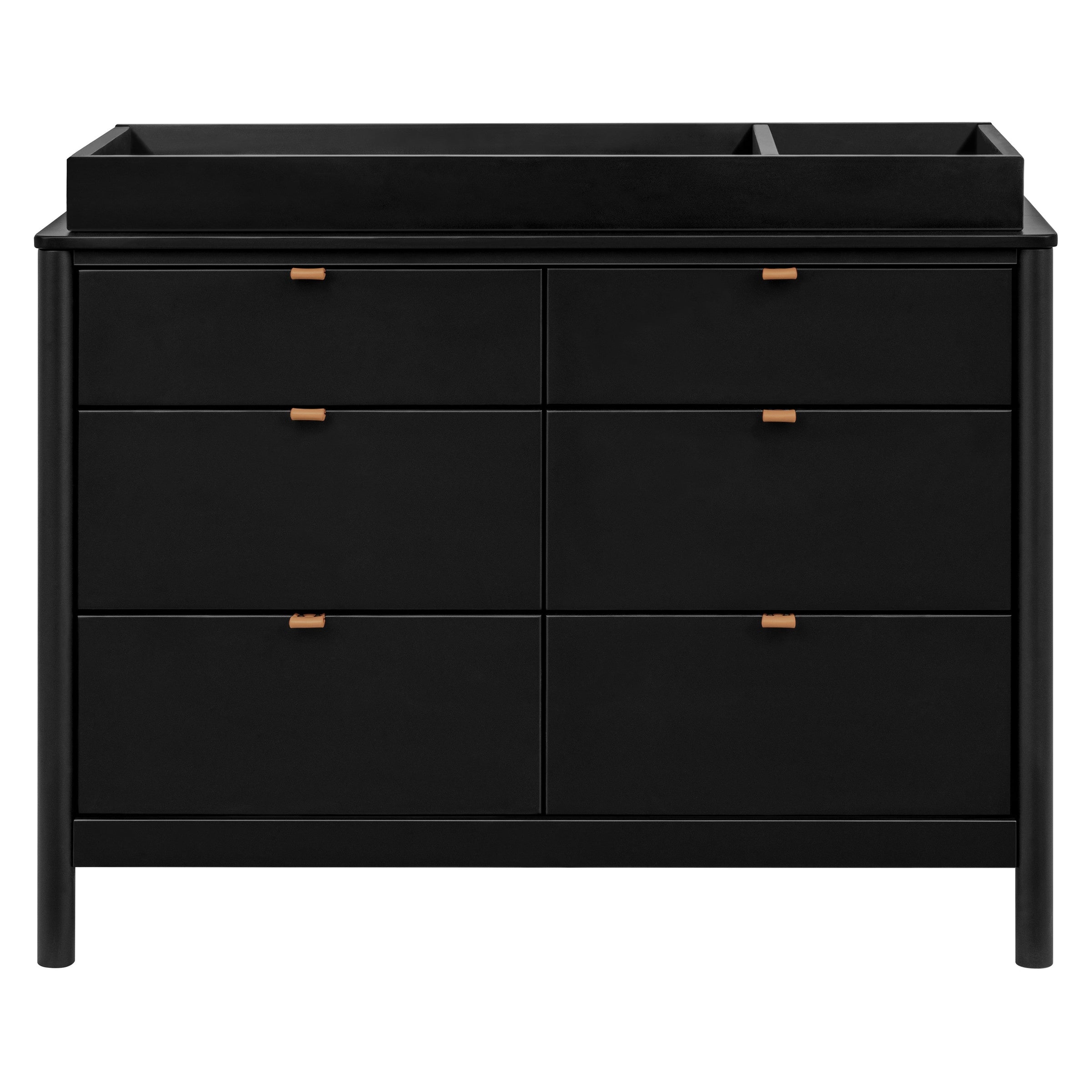 M25616B,Bondi 6-Drawer Assembled Dresser in Black