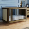 M23701NLBC,Marin with Cane 3-in-1 Convertible Crib in Natural Walnut and Blonde Cane