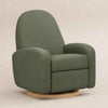 M23188OBLB,Nami Glider Recliner w/ Electronic Control and USB in Olive Boucle w/Light Wood Base