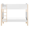 M18494WNX,TipToe Bunk Bed in White and Washed Natural