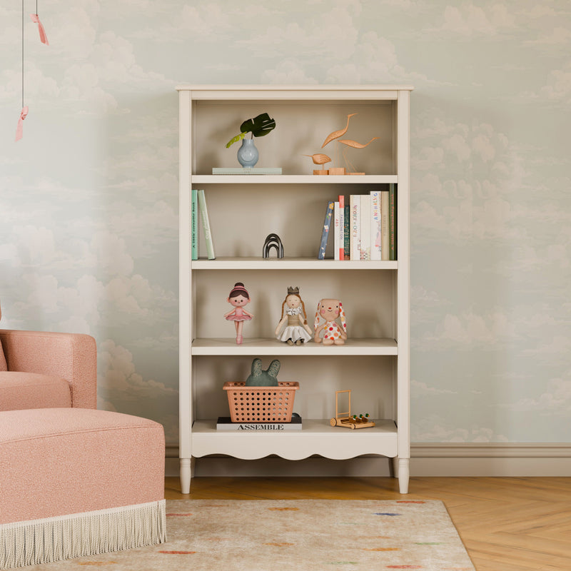 M7114RW,Liberty Assembled Bookcase in Warm White