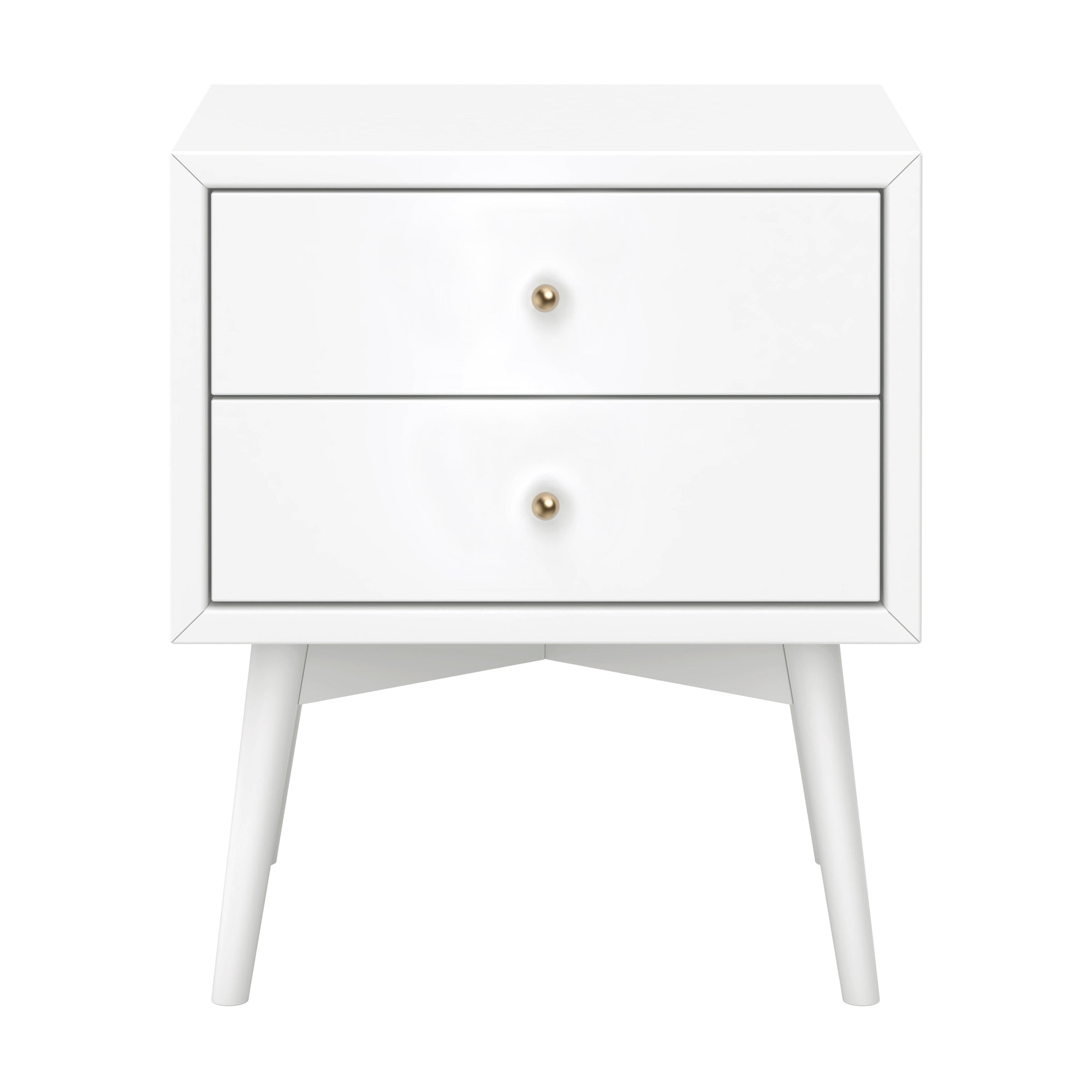 M15960W,Palma Nightstand  Assembled in White