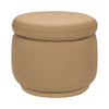 M22985SAB,Enoki Storage Ottoman in Sand Boucle