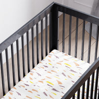 M4201B,Hudson 3-in-1 Convertible Crib w/Toddler Bed Conversion Kit in Black
