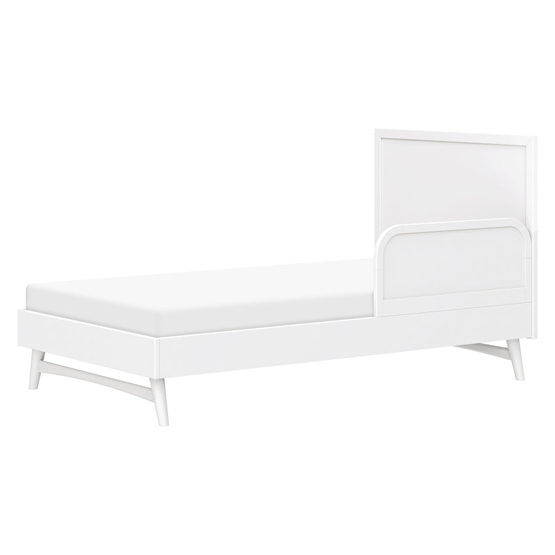 M15969W,Palma Twin Bed in White