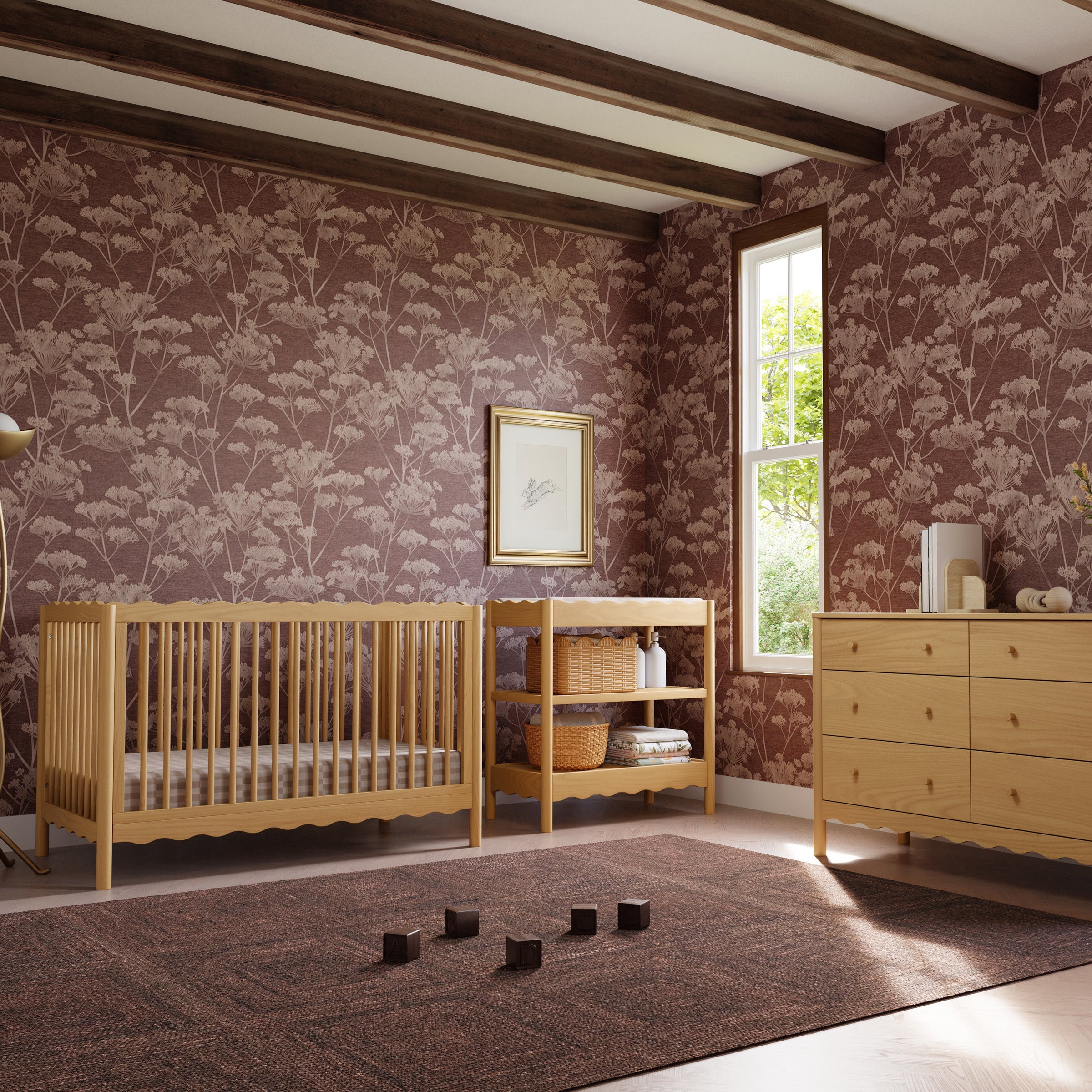 M27902HY,Swell Changing Table in Honey