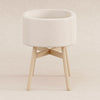 M26834GYLB,babyletto x GATHRE Capsule Bassinet in Ivory
