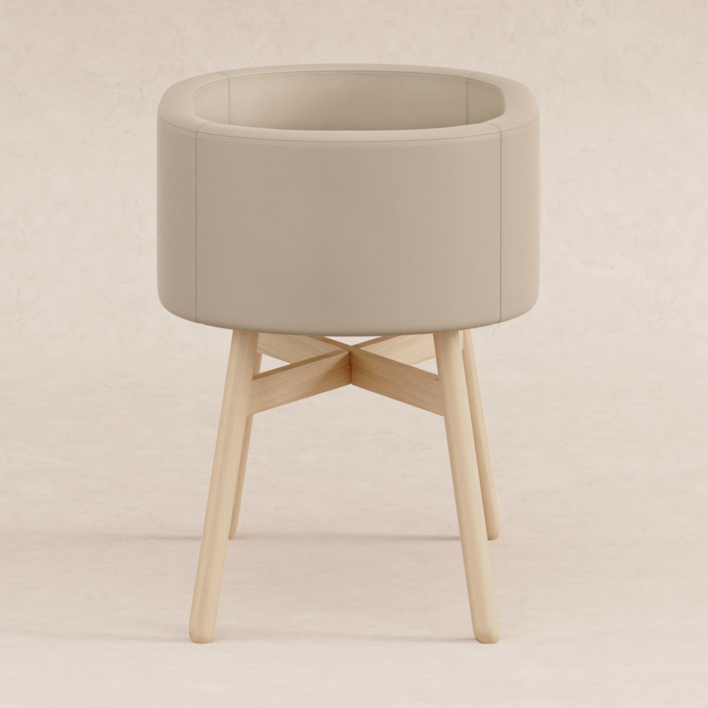 M26834GMLB,babyletto x GATHRE Capsule Bassinet in Millet