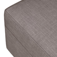 M17285FTGRY,Willa/Alden Gliding Ottoman in Steel Grey Tweed