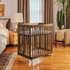 M29880NL,Pogo 8-in-1 Convertible Crib w/All-Stages Conversion Kits in Natural Walnut