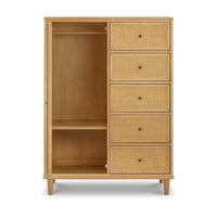 M23727HYHC,Marin Chifforobe  Assembled in Honey and Honey Cane