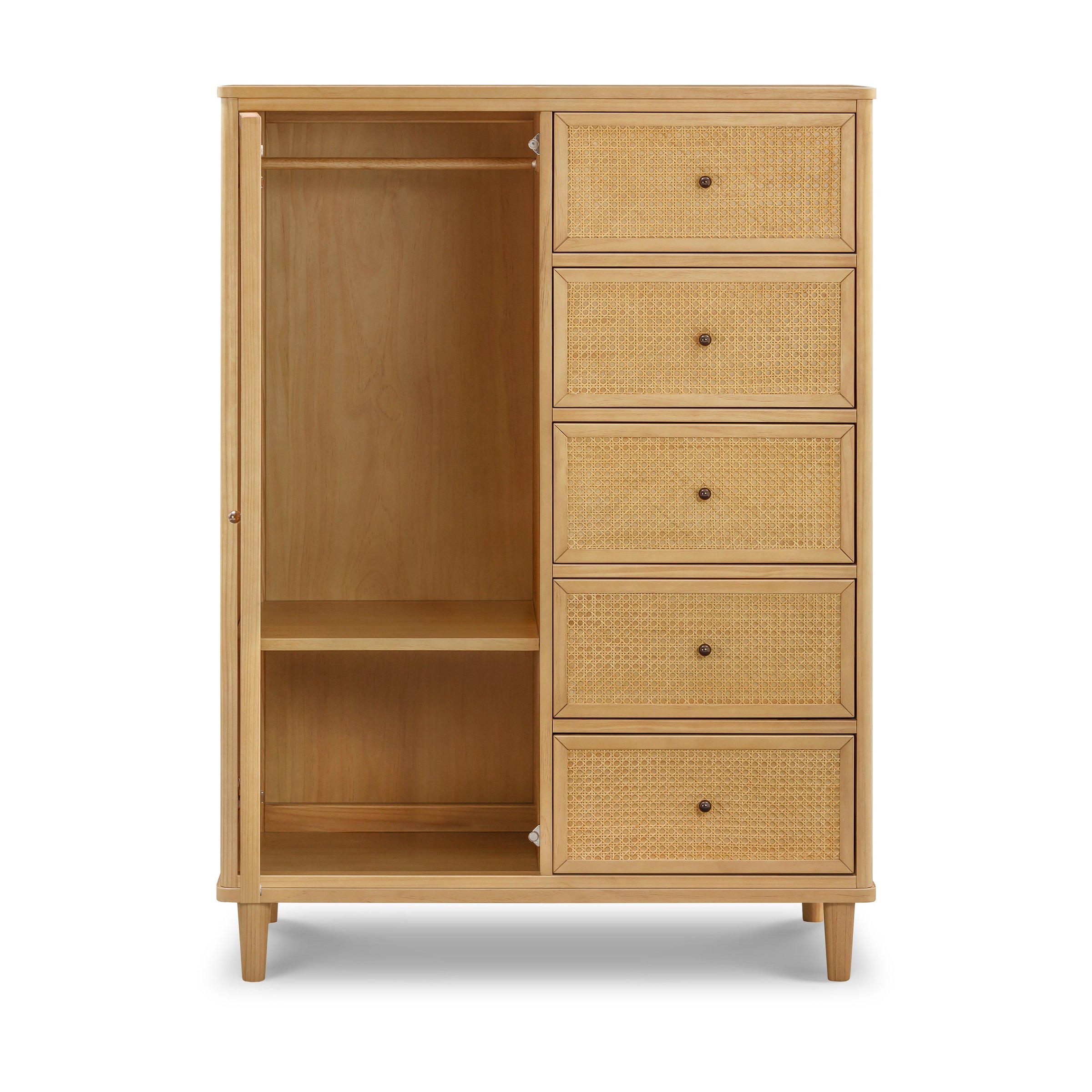 M23727HYHC,Marin Chifforobe  Assembled in Honey and Honey Cane