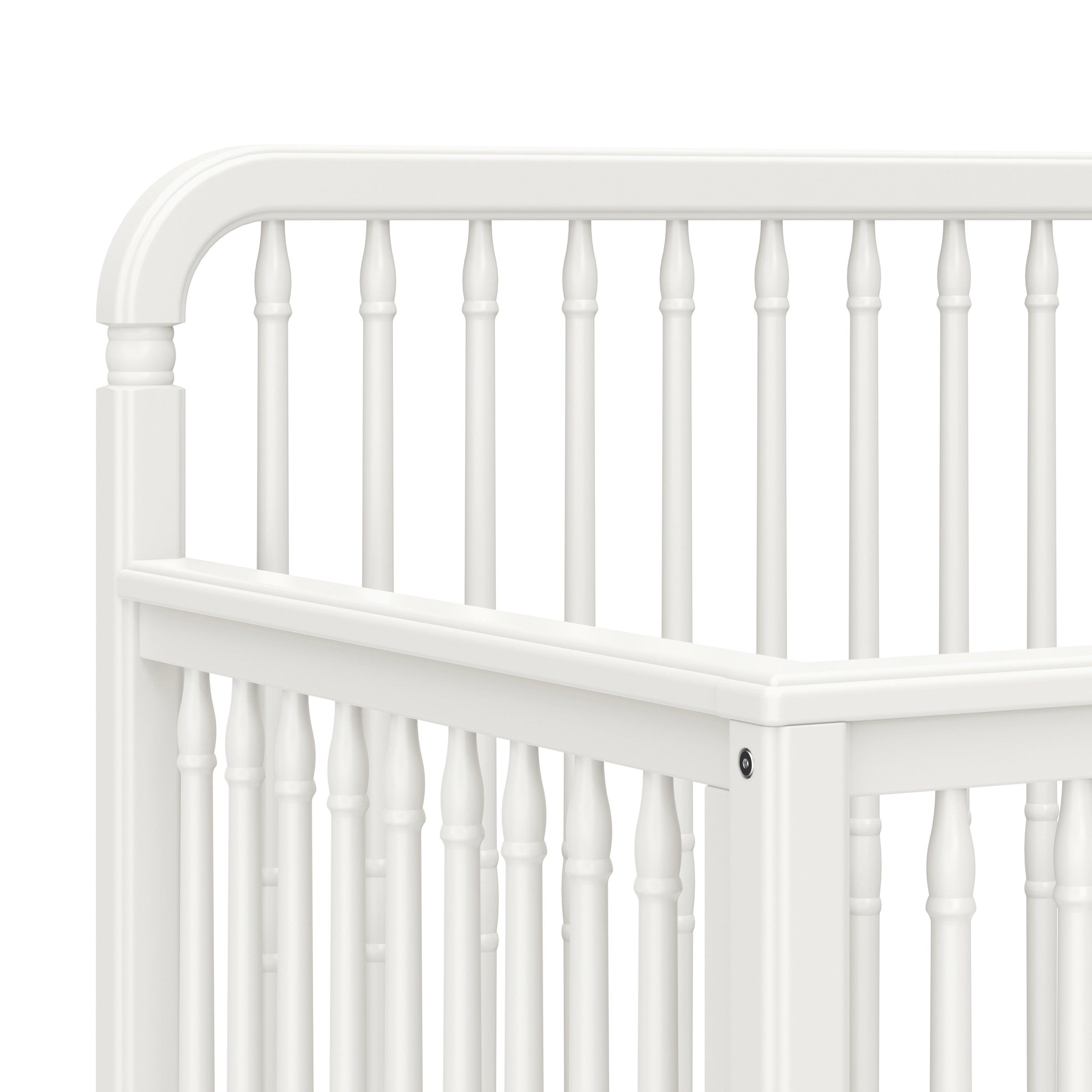 M7141RW,Liberty 4-in-1 Convertible Spindle Crib in Warm White