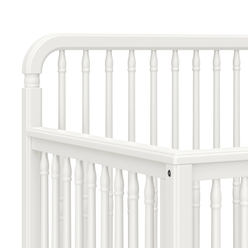 M7141RW,Liberty 4-in-1 Convertible Spindle Crib in Warm White