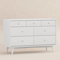 M15916W,Palma 7-Drawer Double Dresser  Assembled in White