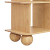 M31811HY,Crosby Open Bookcase in Honey