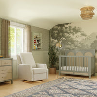 M22287FCSLB,Crewe Recliner and Swivel Glider in Fog Chatham Stripe Performance Eco-Weave w/LB