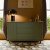 M29816OL,Pogo Tambour Assembled Dresser in Olive