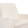 M20984CSHLB,Cali Pillowback Chair and a Half Glider in Chantilly Fleece w/ Light Wood Base