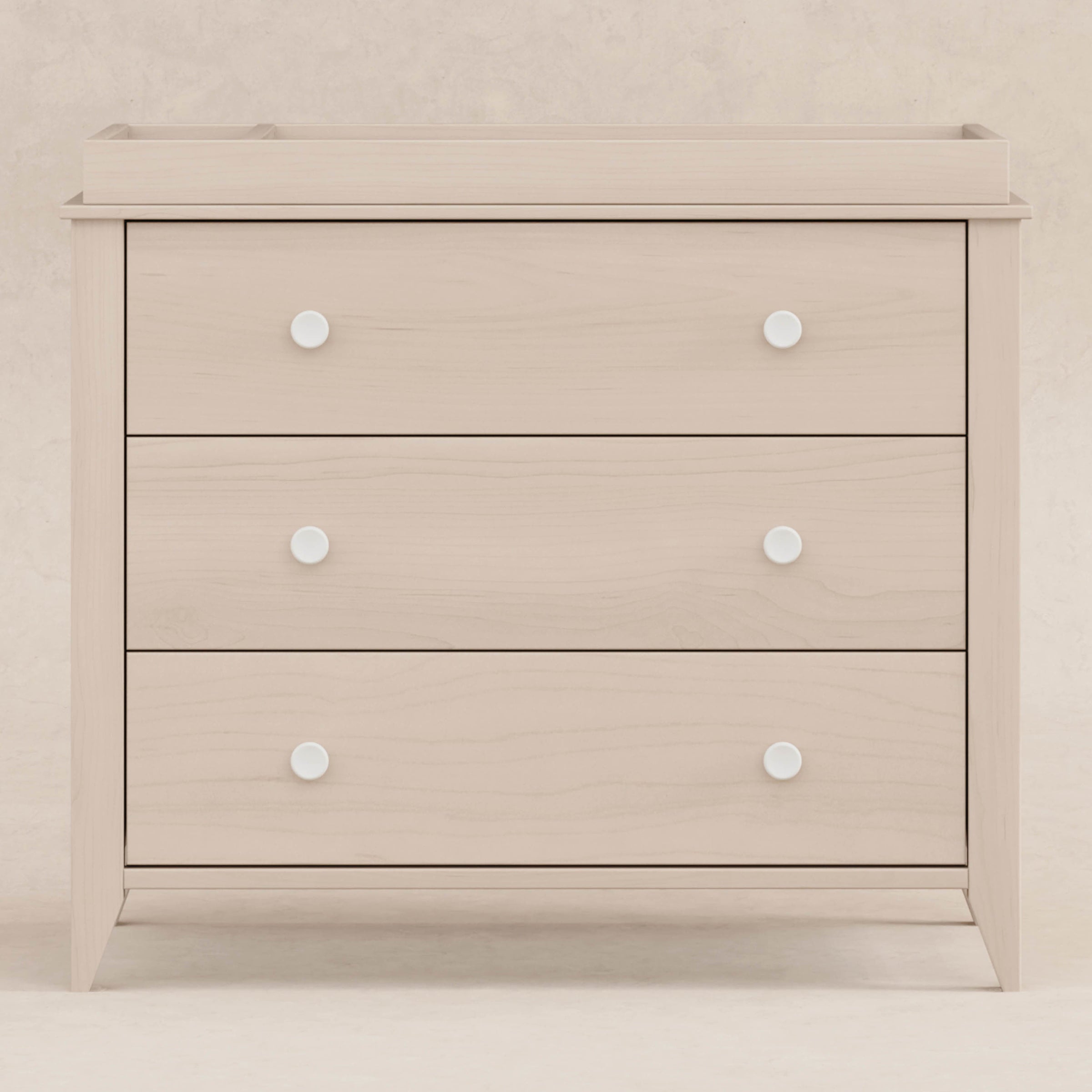 M10323NXW,Sprout 3-Drawer Changer Dresser in Washed Natural and White