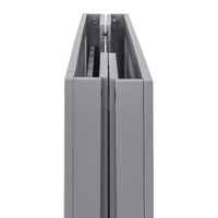 M6698G,Origami Mini Crib in Grey Finish