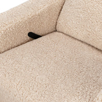 M22287CSG,Crewe Recliner and Swivel Glider in Chai Shearling