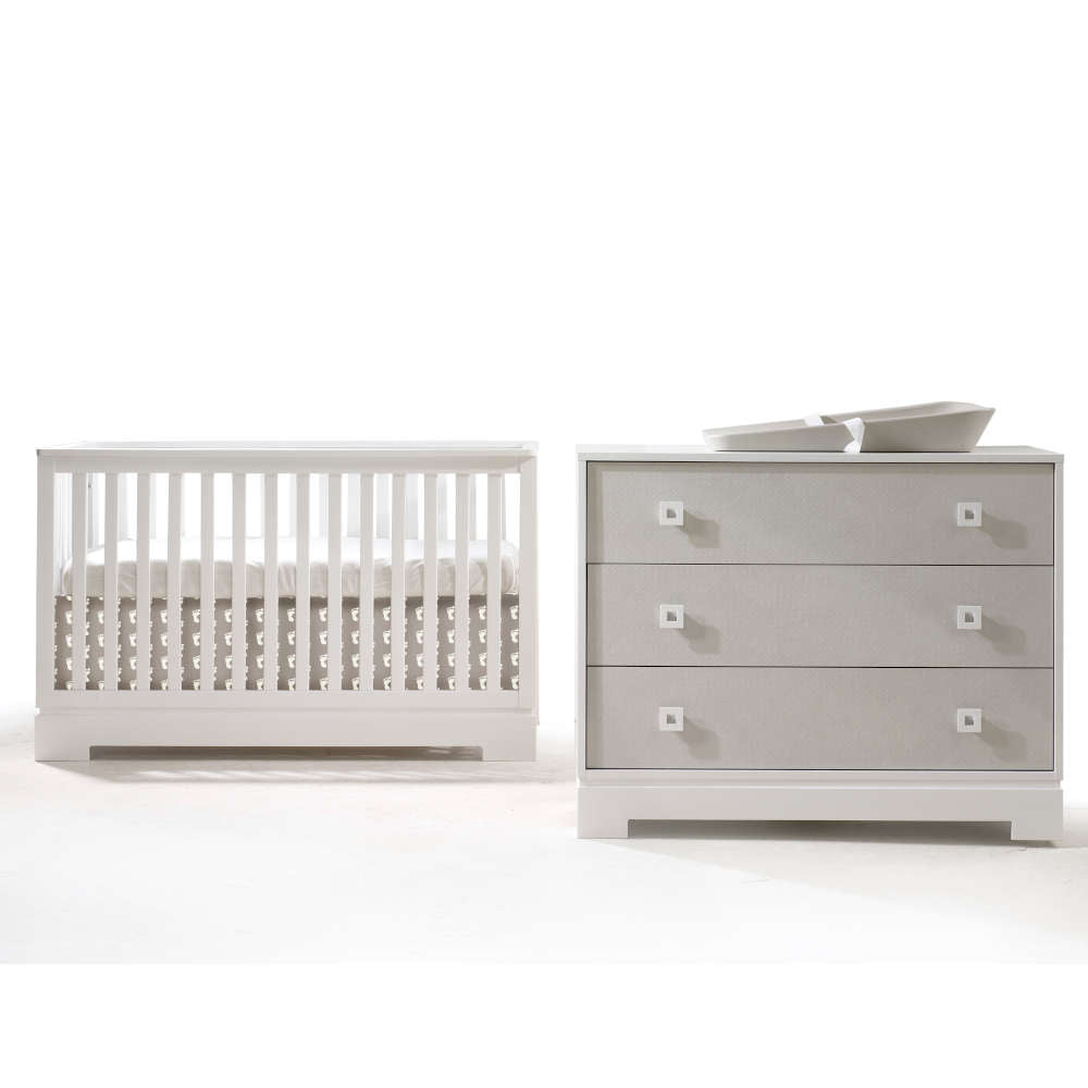 Tulip Olson Collection Convertible Crib + 3-Drawer Dresser Set