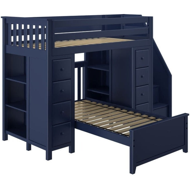 Solutions Staircase Loft Bed Desk + Dresser + Twin Bed – Kids Bedroom Gallery Solutions Staircase Loft Bed Desk + Dresser + Twin Bed – Kids Bedroom Gallery