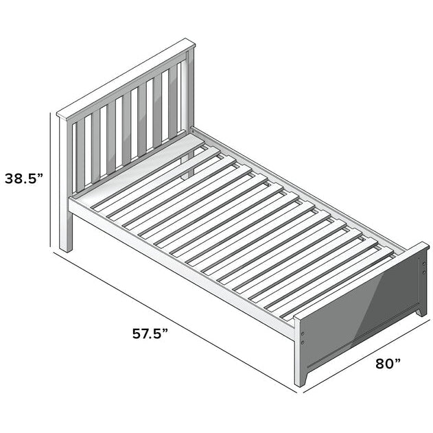 Solutions Dublin Twin Platform Bed