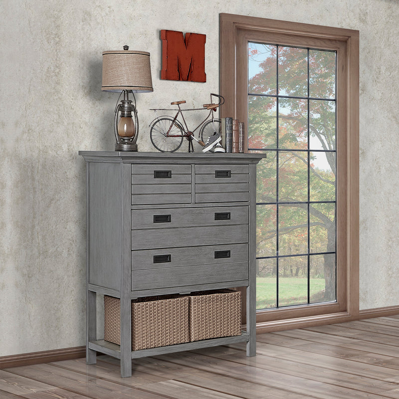 Evolur Waverly Tall Chest with Baskets