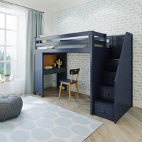 Solutions Brighton Staircase Loft Bed Study
